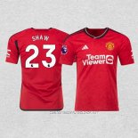 Camiseta Primera Manchester United Jugador Shaw 23-24