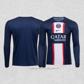 Camiseta Primera Paris Saint-Germain 22-23 Manga Larga