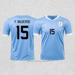 Camiseta Primera Uruguay Jugador F.Valverde 2022