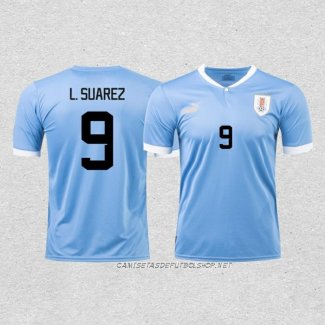 Camiseta Primera Uruguay Jugador L.Suarez 2022