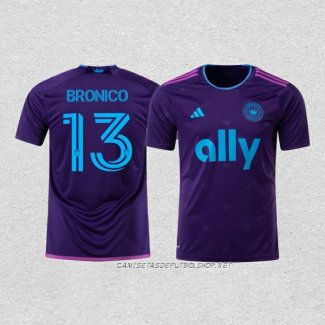 Camiseta Segunda Charlotte FC Jugador Bronico 23-24