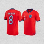 Camiseta Segunda Inglaterra Jugador Henderson 2022