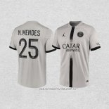 Camiseta Segunda Paris Saint-Germain Jugador N.Mendes 22-23