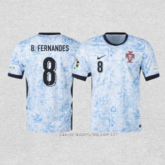 Camiseta Segunda Portugal Jugador B.Fernandes 2024