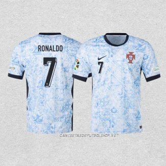 Camiseta Segunda Portugal Jugador Ronaldo 2024