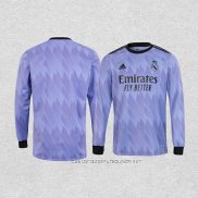 Camiseta Segunda Real Madrid 22-23 Manga Larga