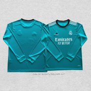 Camiseta Tercera Real Madrid 21-22 Manga Larga