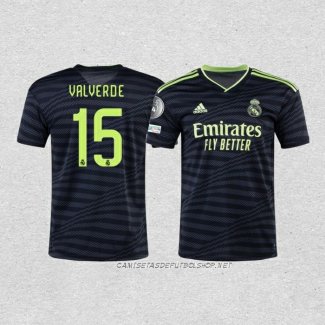 Camiseta Tercera Real Madrid Jugador Valverde 22-23