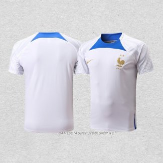 Camiseta de Entrenamiento Francia 22-23 Blanco