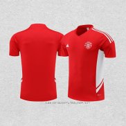 Camiseta de Entrenamiento Manchester United 22-23 Rojo