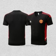 Camiseta de Entrenamiento Manchester United 22-23 Negro