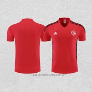 Camiseta de Entrenamiento Manchester United 22-23 Rojo