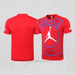 Camiseta de Entrenamiento Paris Saint-Germain Jordan 20-21 Rojo