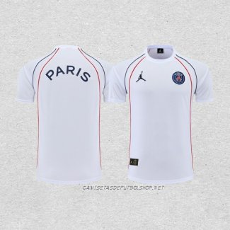 Camiseta de Entrenamiento Paris Saint-Germain Jordan 22-23 Blanco