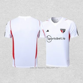 Camiseta de Entrenamiento Sao Paulo 23-24 Blanco