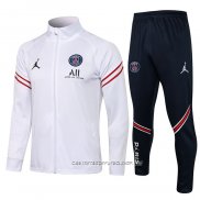 Chandal de Chaqueta del Paris Saint-Germain 21-22 Blanco