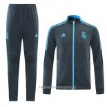 Chandal de Chaqueta del Real Madrid 21-22 Gris