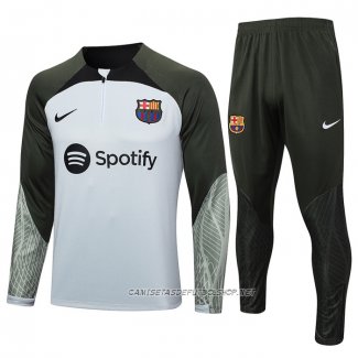 Chandal de Sudadera del Barcelona 23-24 Gris