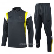 Chandal de Sudadera del Borussia Dortmund 23-24 Gris