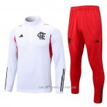 Chandal de Sudadera del Flamengo 23-24 Blanco