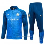 Chandal de Sudadera del Olympique Marsella 23-24 Azul Oscuro