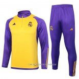 Chandal de Sudadera del Real Madrid 23-24 Amarillo