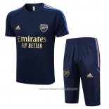 Chandal del Arsenal 23-24 Manga Corta Azul - Pantalon Corto