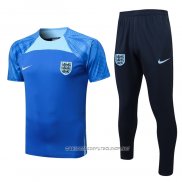 Chandal del Inglaterra 22-23 Manga Corta Azul