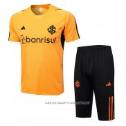 Chandal del SC Internacional 23-24 Manga Corta Naranja - Pantalon Corto