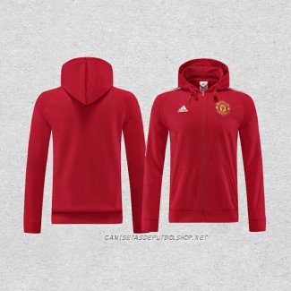 Chaqueta con Capucha del Manchester United 22-23 Rojo