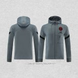 Chaqueta con Capucha del Paris Saint-Germain 21-22 Gris