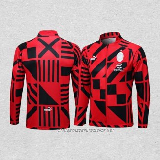 Chaqueta del AC Milan 22-23 Rojo y Negro