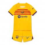 Camiseta Cuarto Barcelona 22-23 Nino