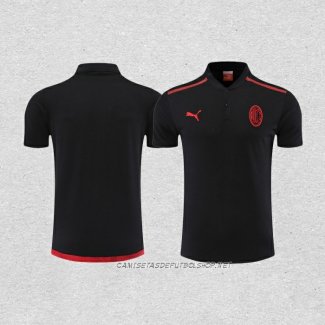 Camiseta Polo del AC Milan 22-23 Negro