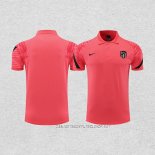 Camiseta Polo del Atletico Madrid 22-23 Rosa