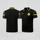 Camiseta Polo del Borussia Dortmund 22-23 Negro y Amarillo