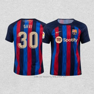 Camiseta Primera Barcelona Jugador Gavi 22-23