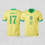 Camiseta Primera Brasil Jugador Bruno G. 2024