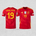 Camiseta Primera Espana Jugador Lamine Yamal 2024