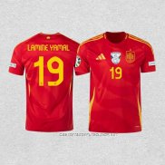Camiseta Primera Espana Jugador Lamine Yamal 2024