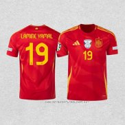 Camiseta Primera Espana Jugador Lamine Yamal 2024