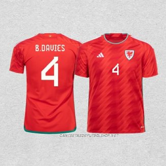 Camiseta Primera Gales Jugador B.Davies 2022