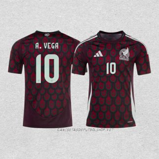 Camiseta Primera Mexico Jugador A.Vega 2024