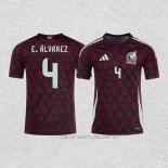 Camiseta Primera Mexico Jugador E.Alvarez 2024