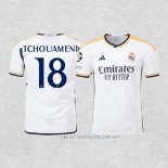 Camiseta Primera Real Madrid Jugador Tchouameni 23-24