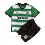 Camiseta Primera Sporting 22-23 Nino