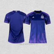 Camiseta Segunda Argentina 3 Estrellas 2022 Mujer