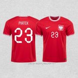 Camiseta Segunda Polonia Jugador Piatek 2022