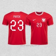 Camiseta Segunda Polonia Jugador Piatek 2022