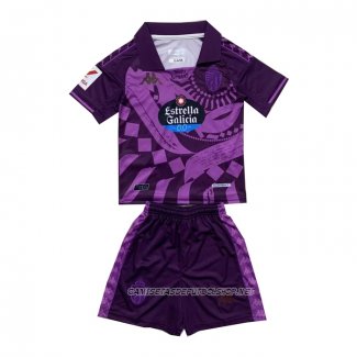 Camiseta Segunda Real Valladolid 23-24 Nino